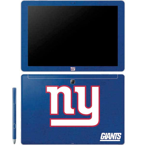 NFL New York Giants Distressed Galaxy Book 12in Skin